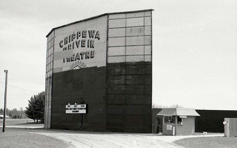Chippewa Drive-In Theatre - FROM MANISTEE COUNTY HISTORICAL MUSEUM (newer photo)